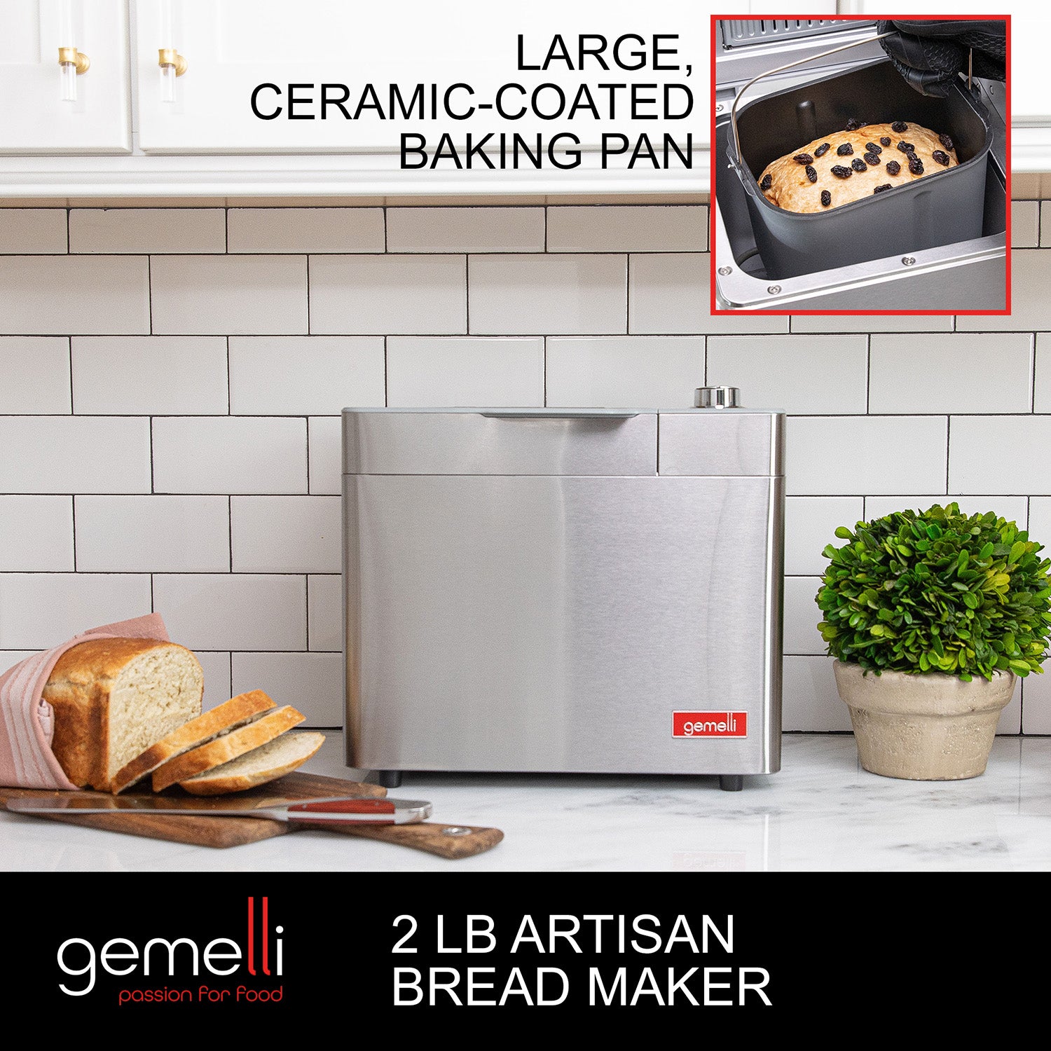 The Gemelli Home® Artisan Bread Maker - Gemelli Home