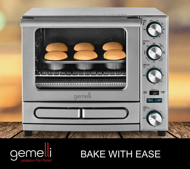 The Gemelli Twin Convection Oven Makes Baking Muffins An Easy Task