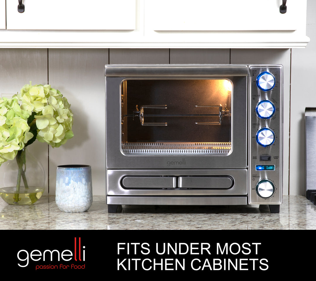 Under counter convection oven outlet
